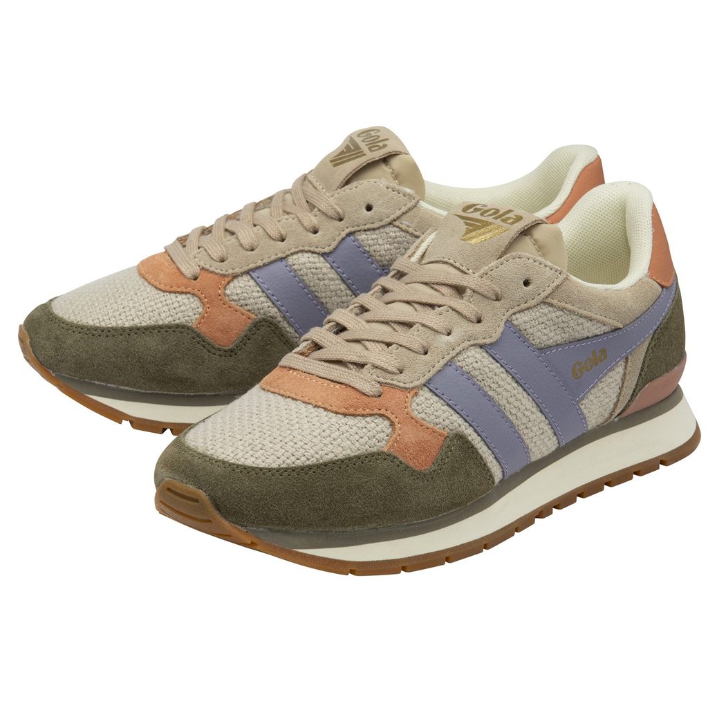 Gola Classics Colorado Sneakers Khaki Lavendel Nederland | 035-RCUPWM