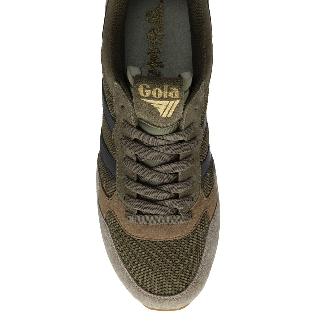 Gola Classics Colorado Sneakers Khaki Zwart Nederland | 021-RQWHVK