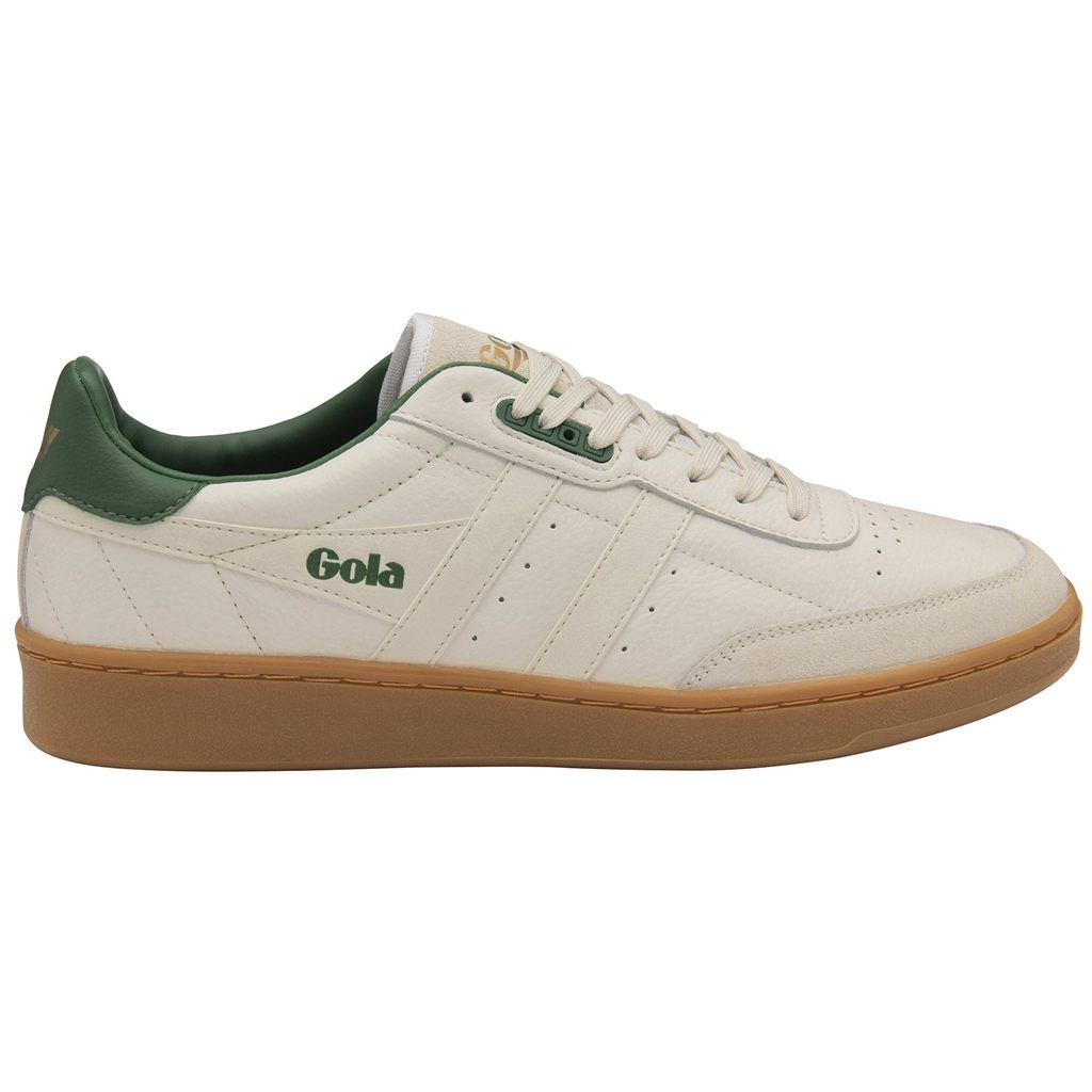 Gola Classics Contact Leather Sneakers Wit Groen Nederland | 730-DIATRS
