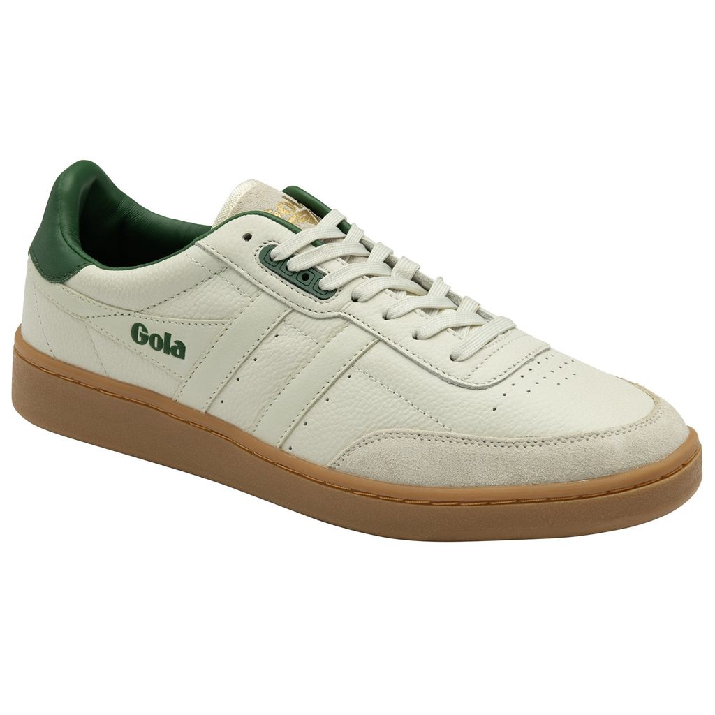 Gola Classics Contact Leather Sneakers Wit Groen Nederland | 730-DIATRS