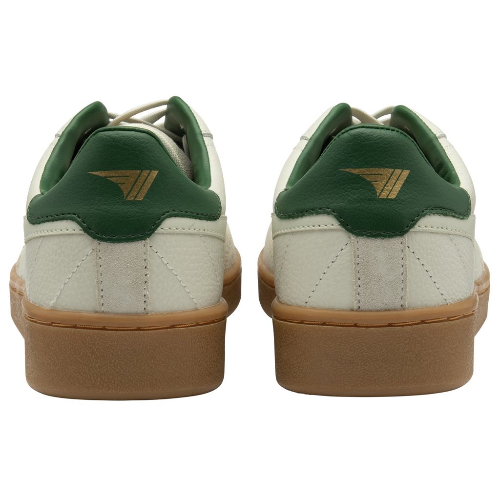 Gola Classics Contact Leather Sneakers Wit Groen Nederland | 730-DIATRS