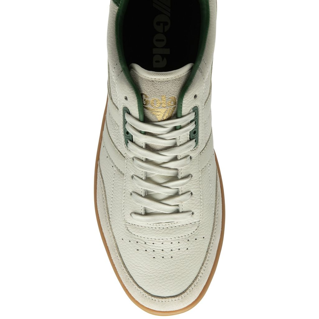 Gola Classics Contact Leather Sneakers Wit Groen Nederland | 730-DIATRS