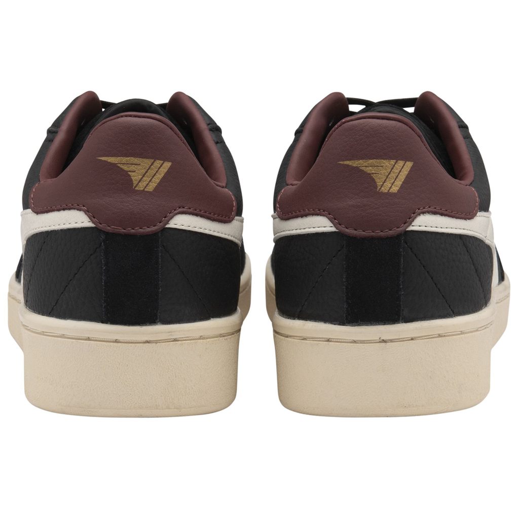 Gola Classics Contact Leather Sneakers Zwart Wit Bordeaux Nederland | 910-ZAIMRP
