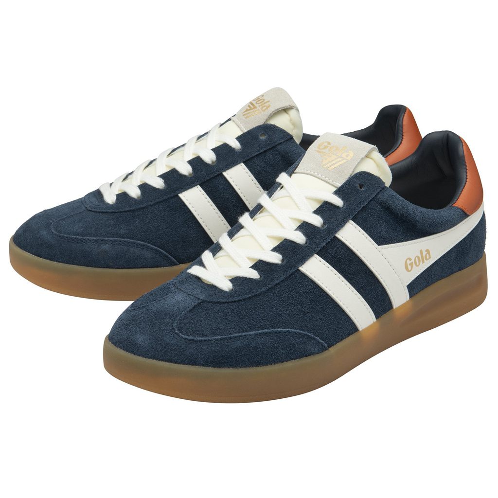 Gola Classics Cyclone Sneakers Donkerblauw Wit Oranje Nederland | 907-LQVENC