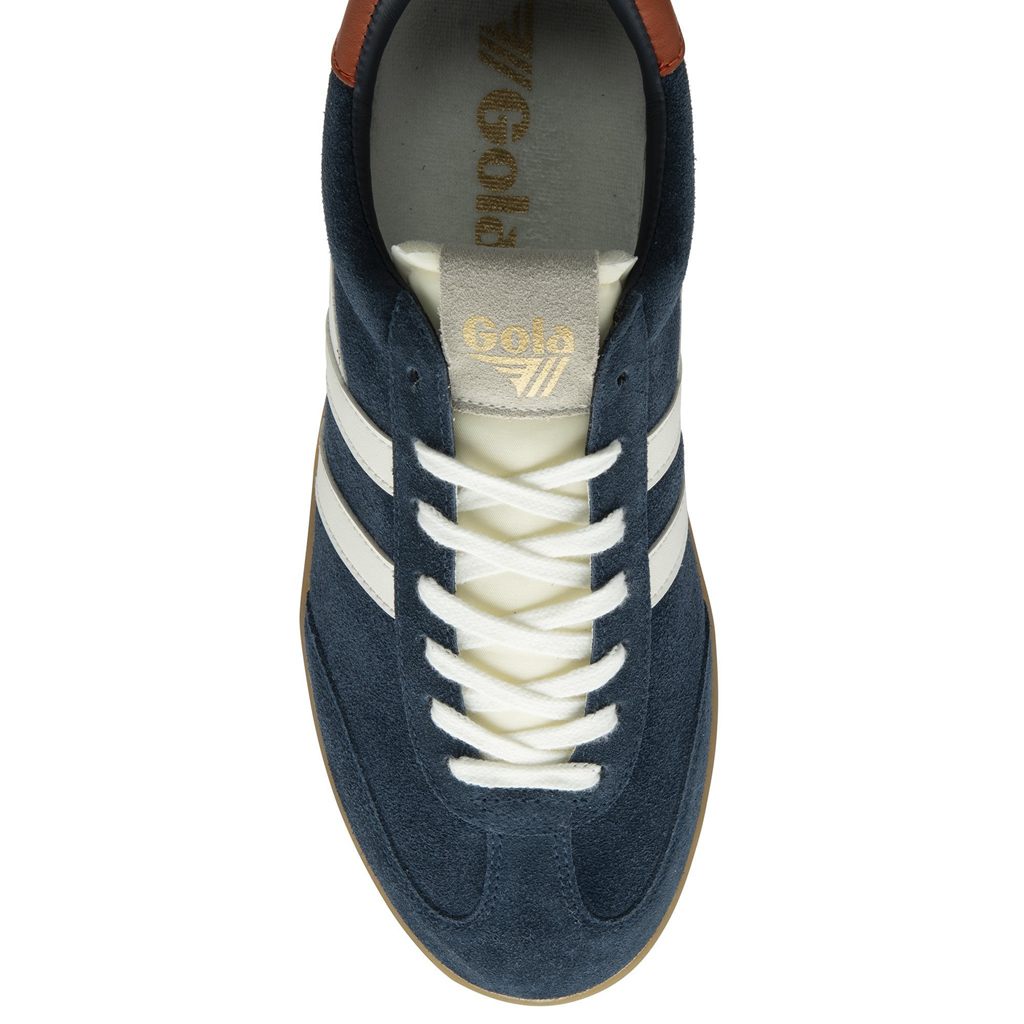 Gola Classics Cyclone Sneakers Donkerblauw Wit Oranje Nederland | 907-LQVENC
