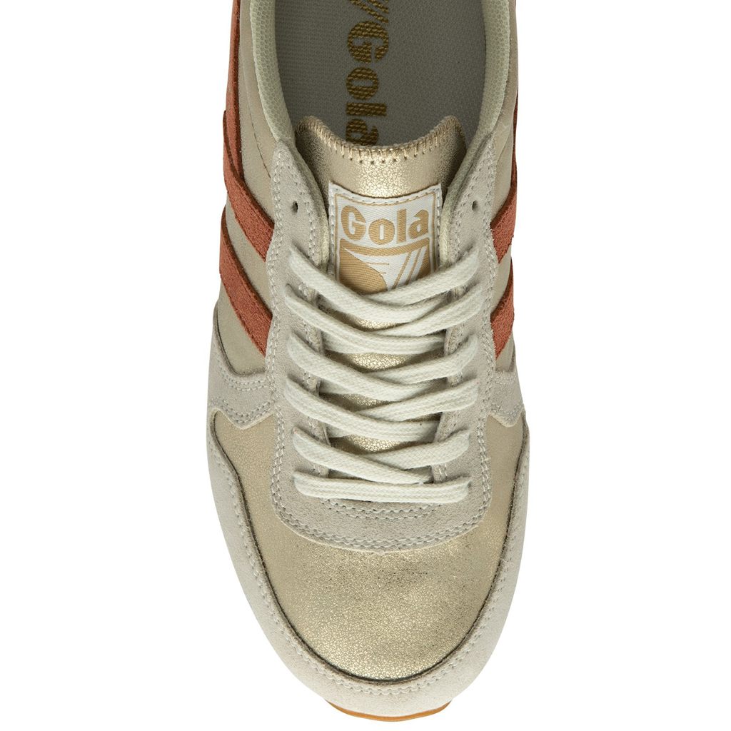 Gola Classics Daytona Blaze Sneakers Goud Oranje Nederland | 349-ZLGEJI