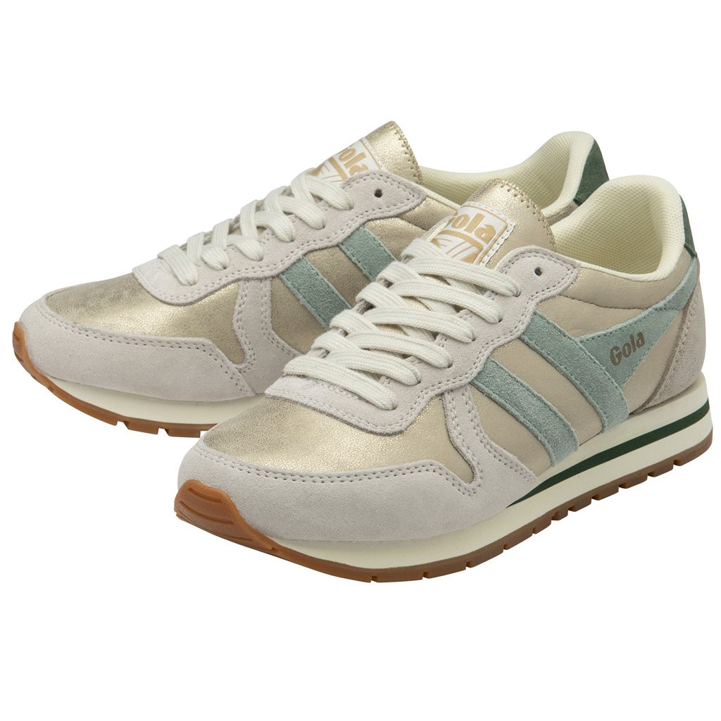 Gola Classics Daytona Blaze Sneakers Goud Groen Nederland | 846-QMYLPD