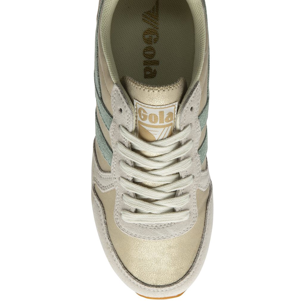 Gola Classics Daytona Blaze Sneakers Goud Groen Nederland | 846-QMYLPD
