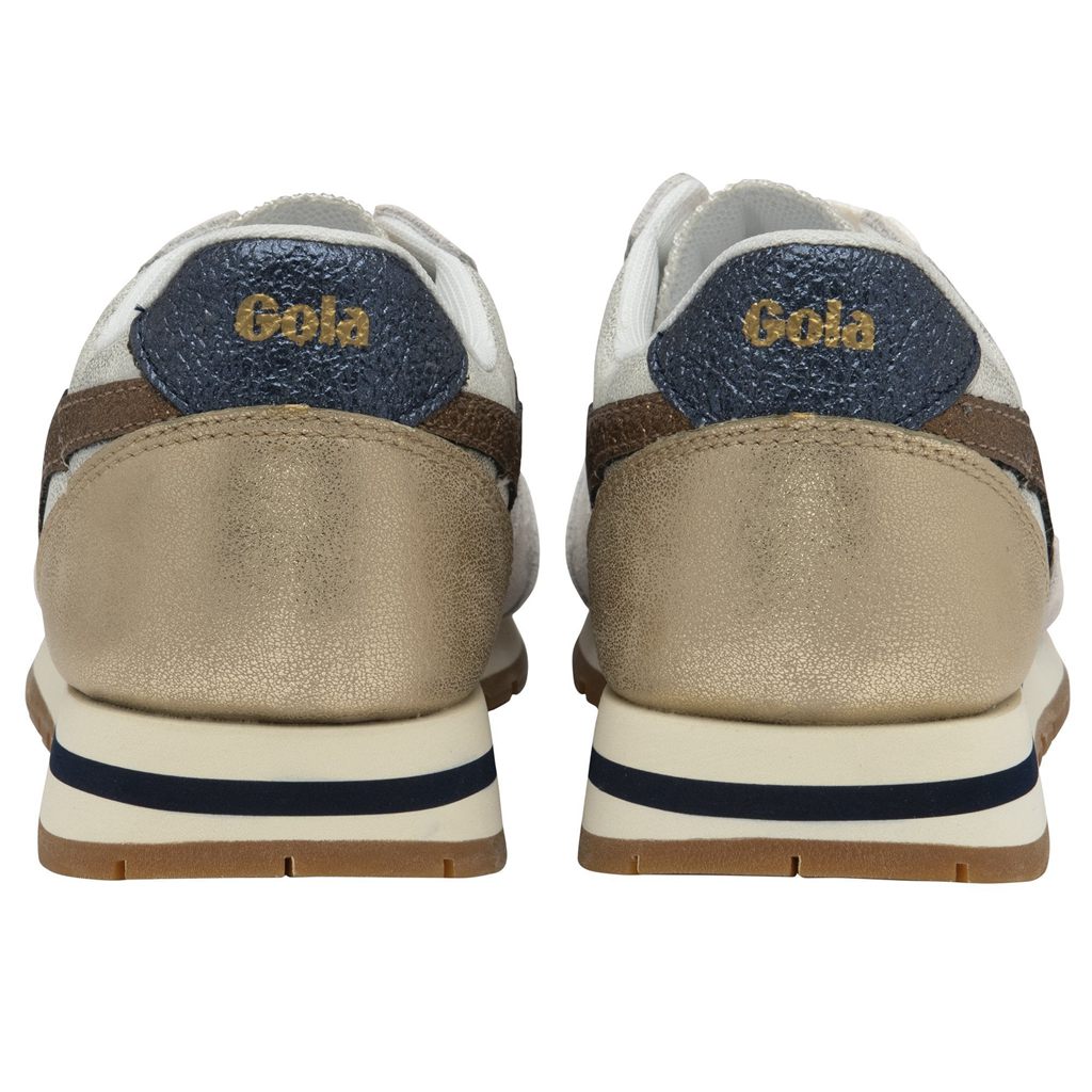 Gola Classics Daytona Blaze Sneakers Wit Koper Donkerblauw Nederland | 941-LNGQEK
