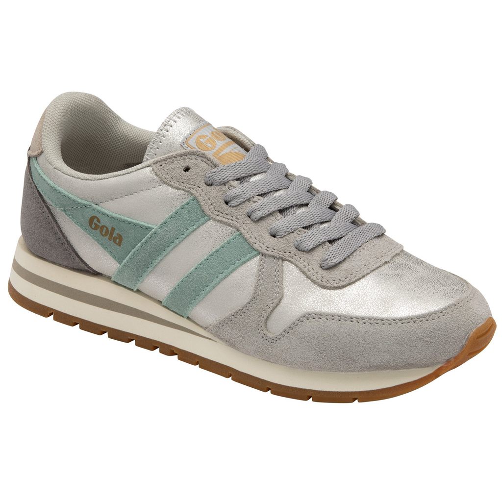 Gola Classics Daytona Blaze Sneakers Zilver Groen Grijs Nederland | 609-PDUNYQ