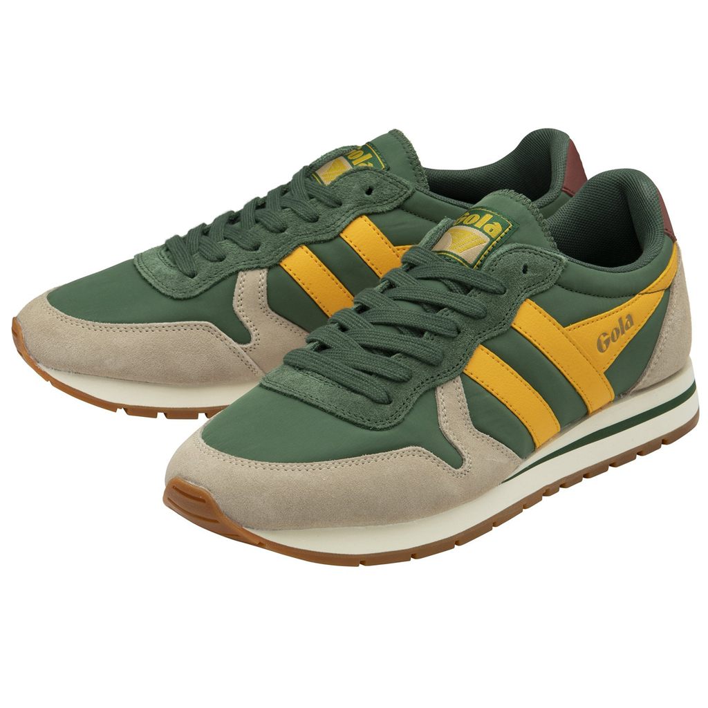 Gola Classics Daytona Chute Sneakers Evergreen Bone Sun Nederland | 681-WDEOYI