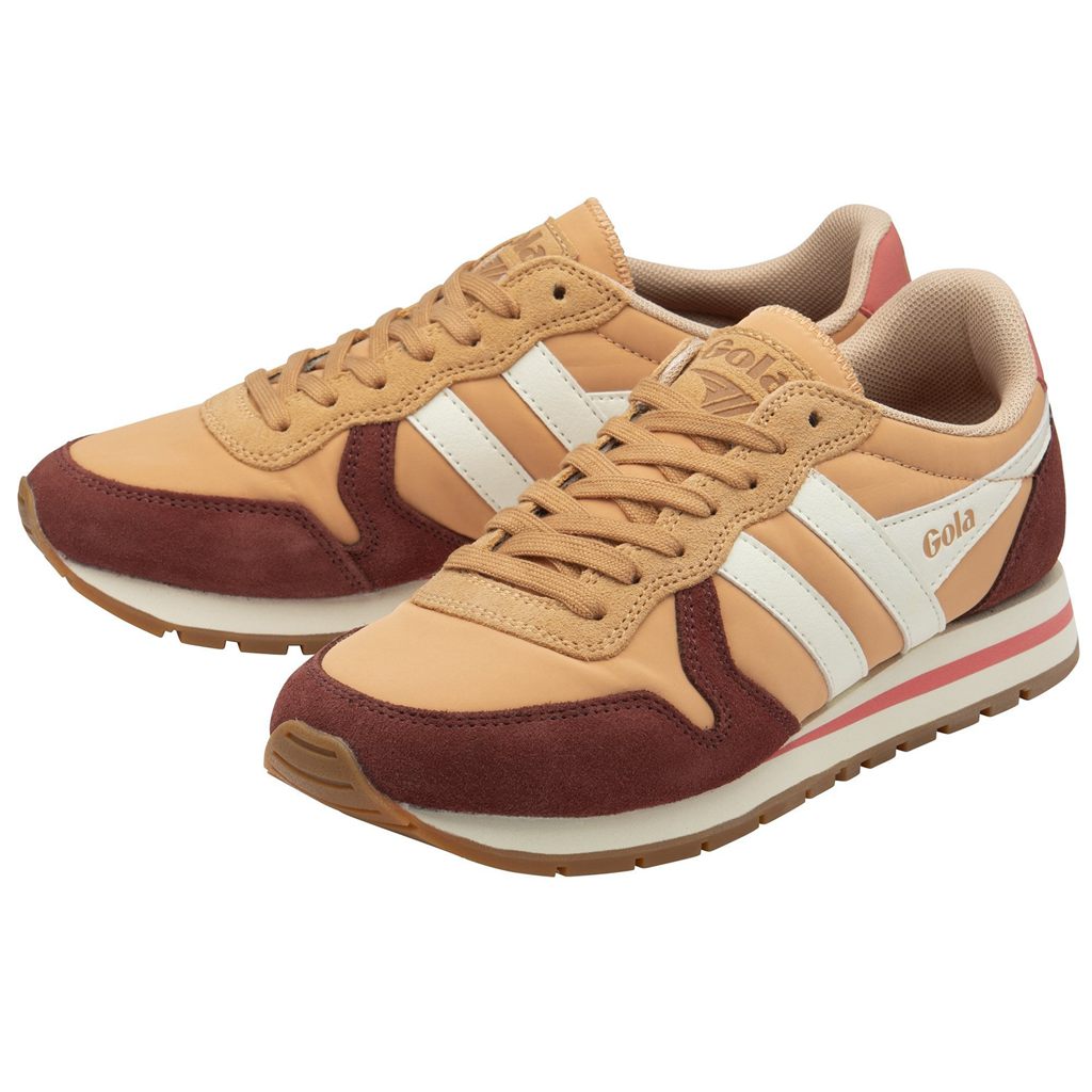 Gola Classics Daytona Chute Sneakers Rood Wit Nederland | 561-ETRJQL