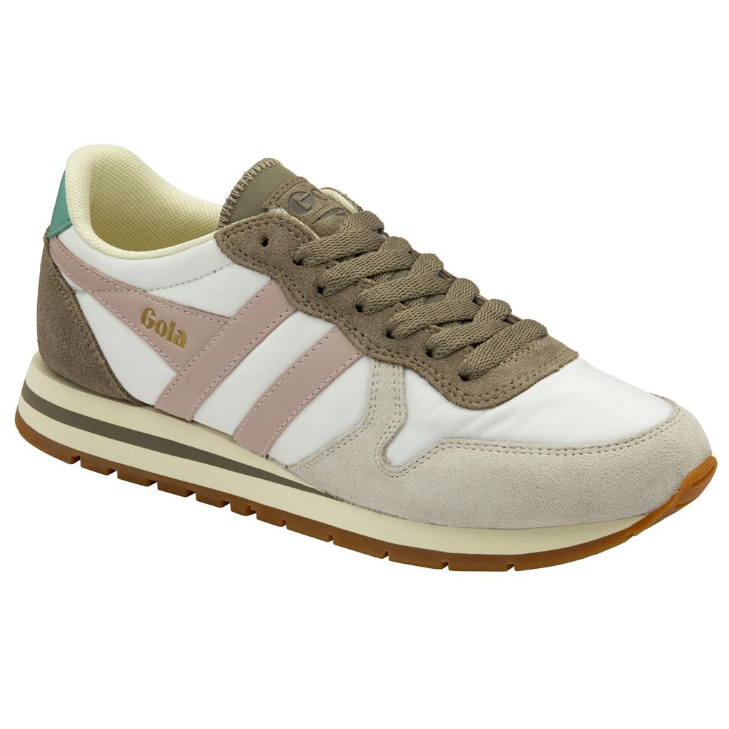Gola Classics Daytona Chute Sneakers Wit Roze Nederland | 142-QDOPKH