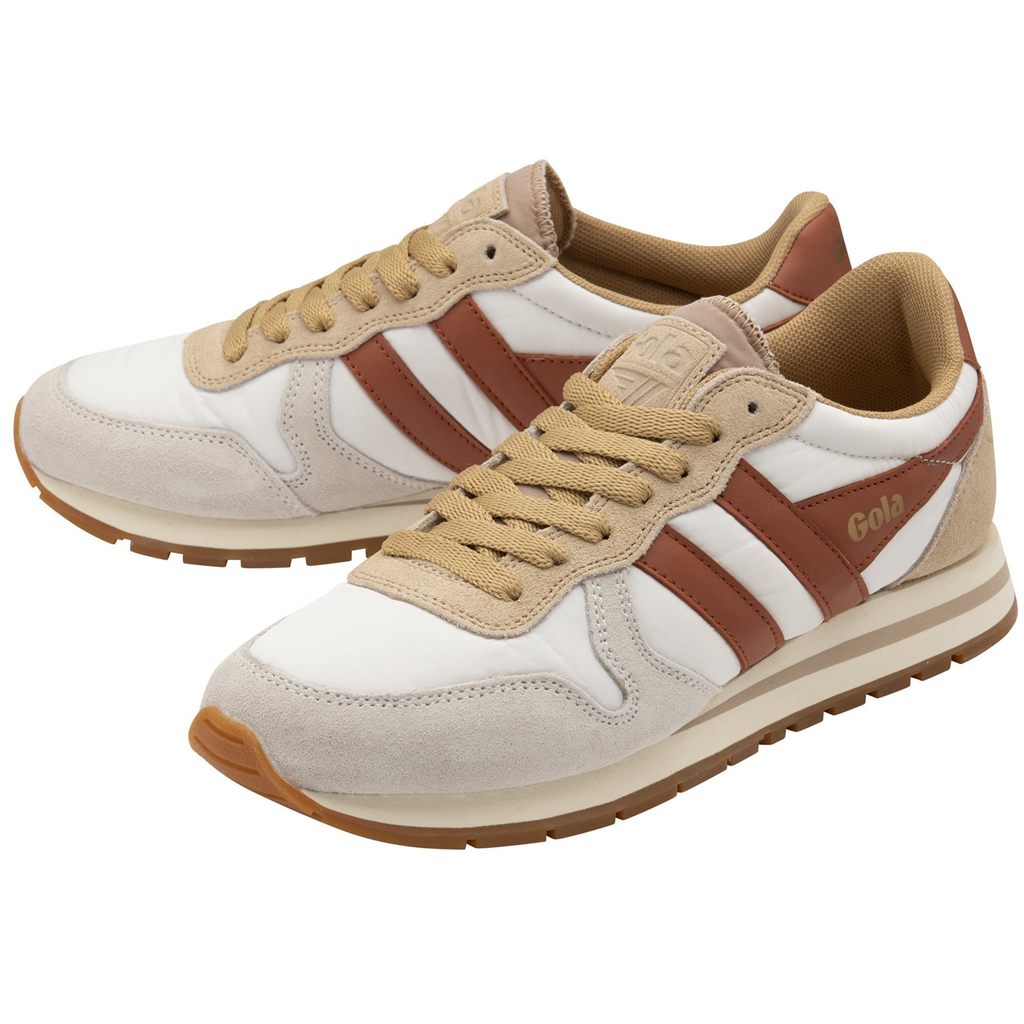 Gola Classics Daytona Chute Sneakers Wit Oranje Nederland | 719-VMTAYR