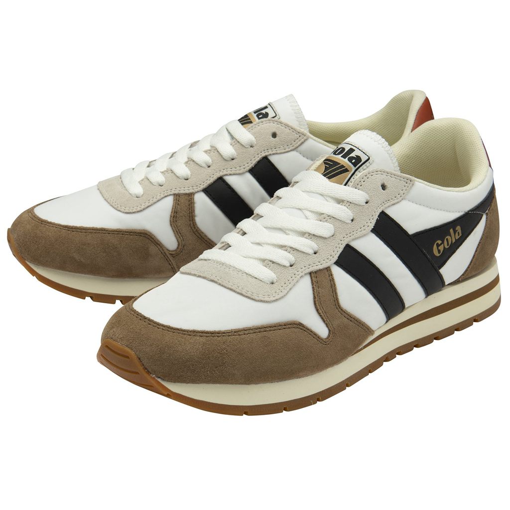 Gola Classics Daytona Chute Sneakers Wit Zwart Nederland | 618-ADTJEV