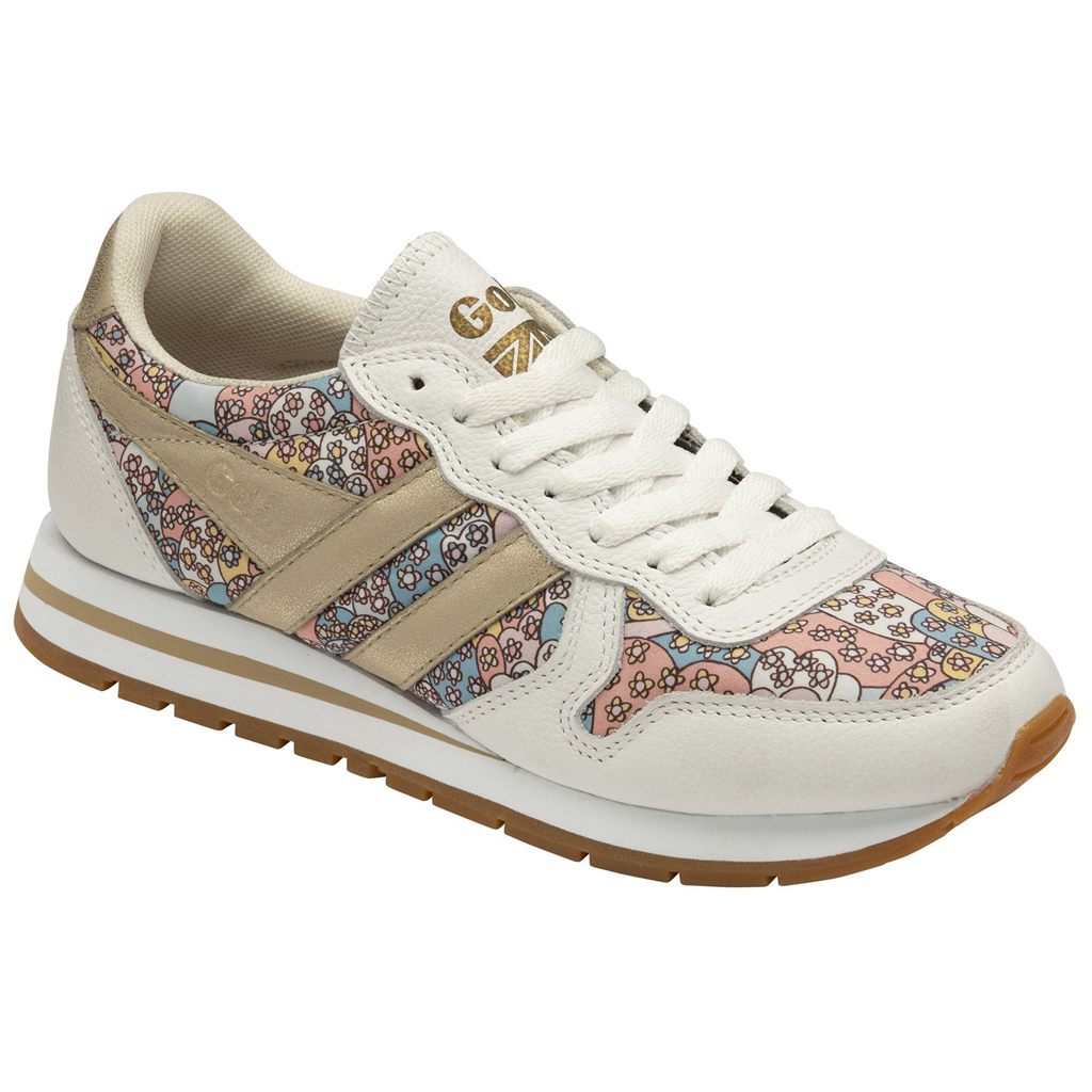 Gola Classics Daytona LBTY CP Sneakers Wit Goud Nederland | 102-YIEQLX