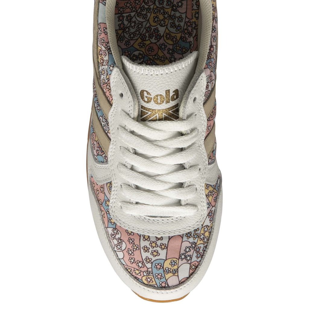 Gola Classics Daytona LBTY CP Sneakers Wit Goud Nederland | 102-YIEQLX
