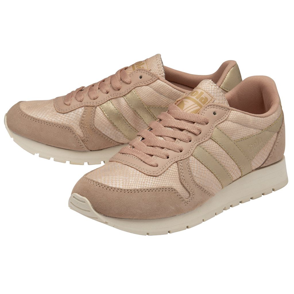 Gola Classics Daytona Lizard Sneakers Roze Goud Nederland | 986-LVZENA
