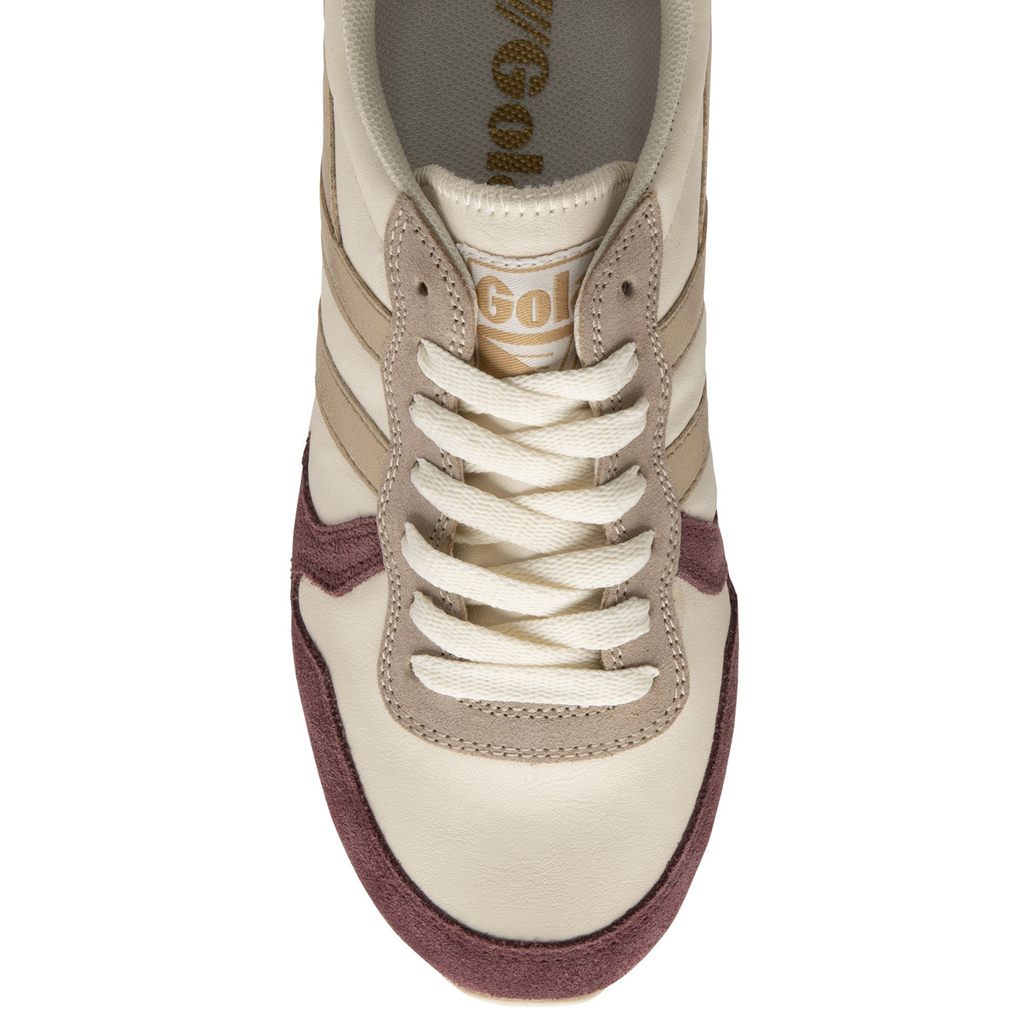 Gola Classics Daytona Quadrant Sneakers Wit Goud Roze Nederland | 235-RYMTFE