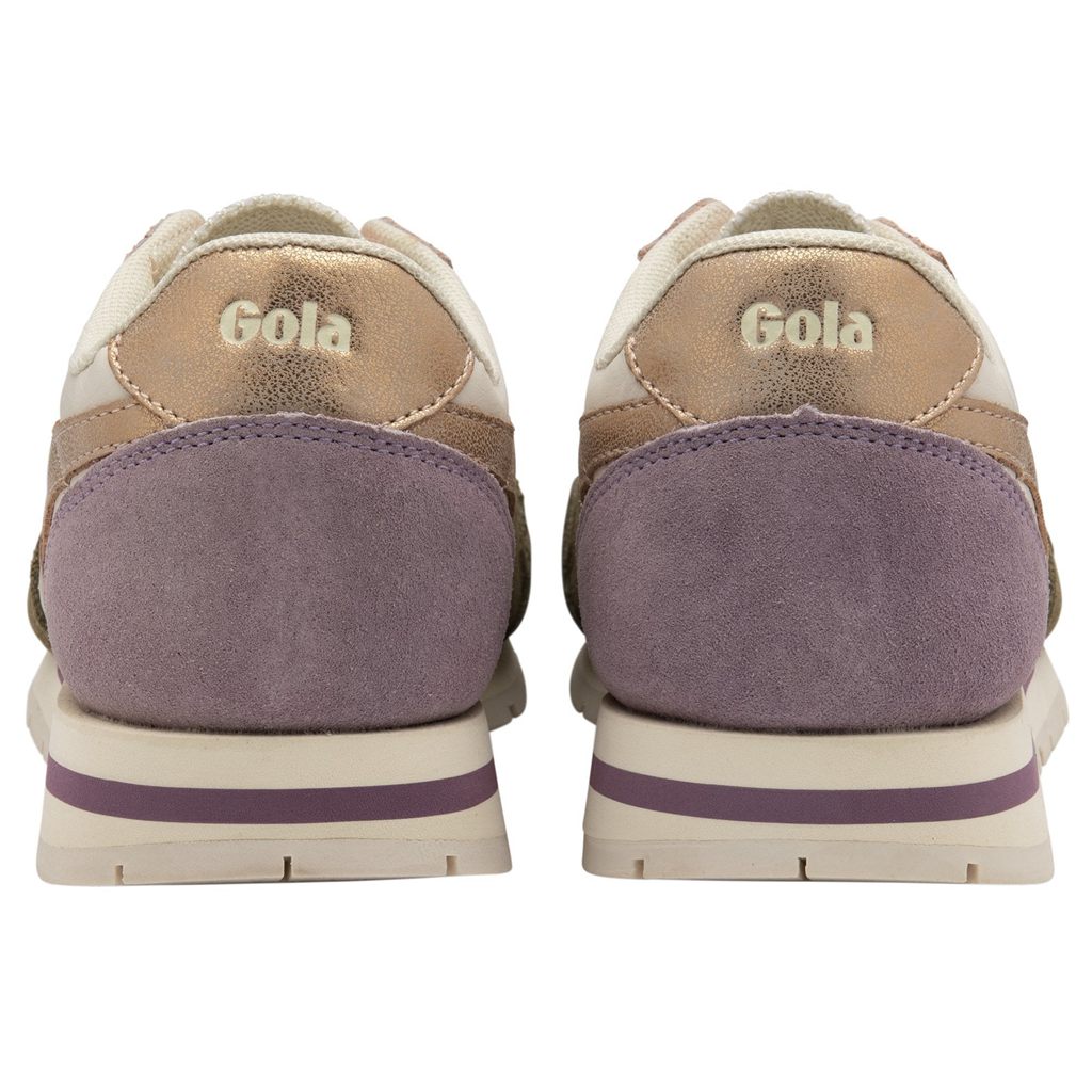 Gola Classics Daytona Quadrant Sneakers Wit Khaki Roze Goud Nederland | 512-VPSAID