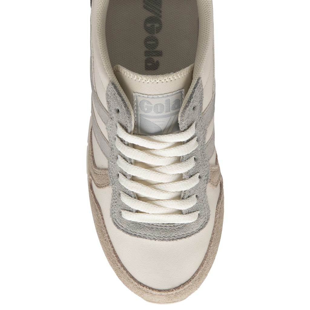 Gola Classics Daytona Quadrant Sneakers Wit Grijs Zilver Nederland | 623-PZVXEH