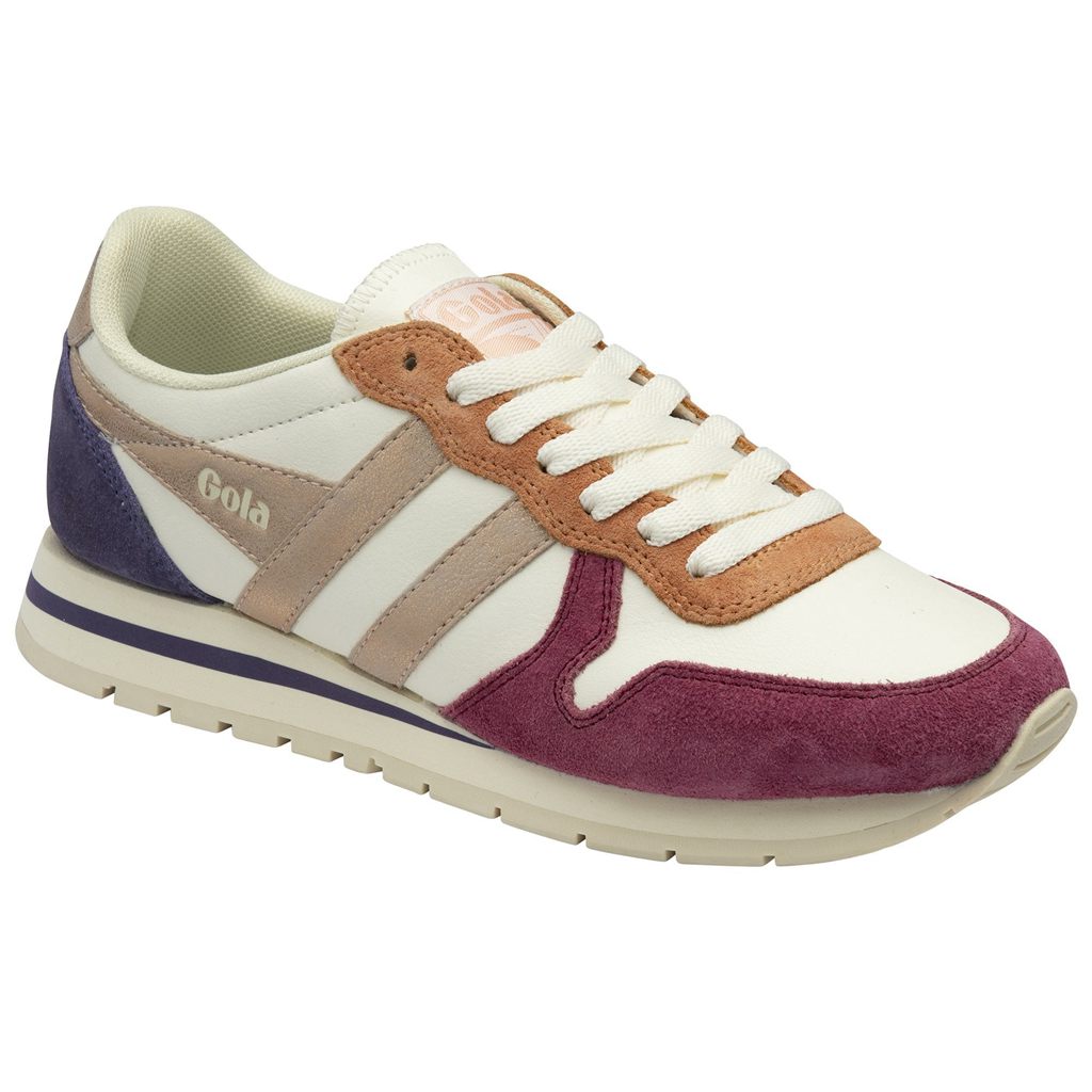 Gola Classics Daytona Quadrant Sneakers Wit Roze Goud Nederland | 947-BPALIG