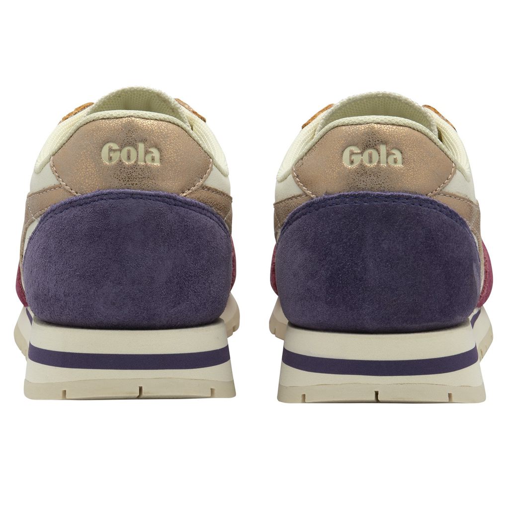 Gola Classics Daytona Quadrant Sneakers Wit Roze Goud Nederland | 947-BPALIG