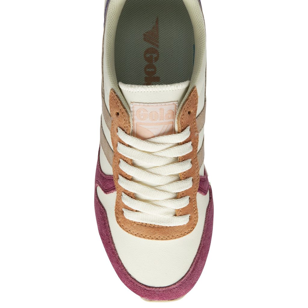 Gola Classics Daytona Quadrant Sneakers Wit Roze Goud Nederland | 947-BPALIG