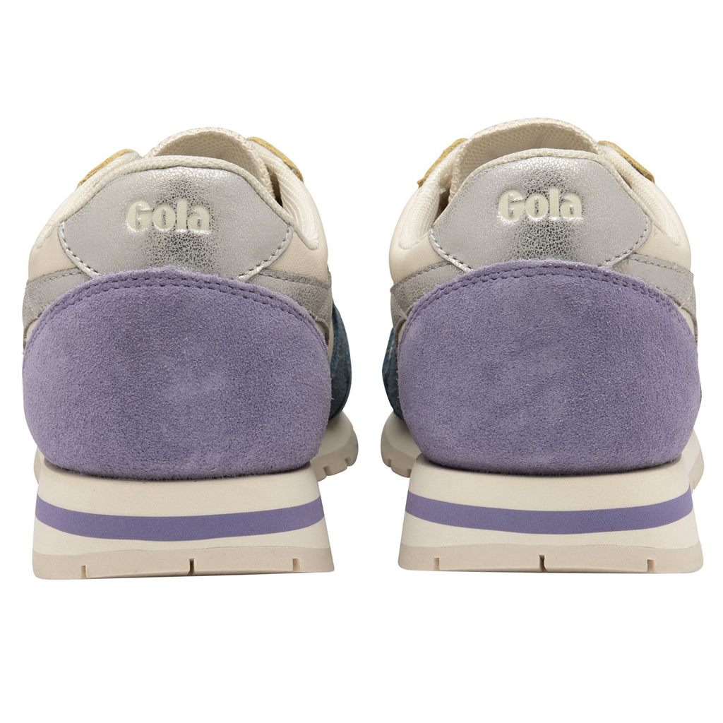 Gola Classics Daytona Quadrant Sneakers Wit Zilver Lavendel Nederland | 731-TCJRHP