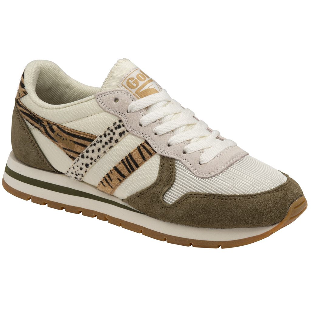 Gola Classics Daytona Safari Sneakers Wit Khaki Nederland | 217-YMHJPC