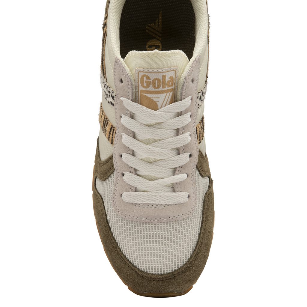 Gola Classics Daytona Safari Sneakers Wit Khaki Nederland | 217-YMHJPC
