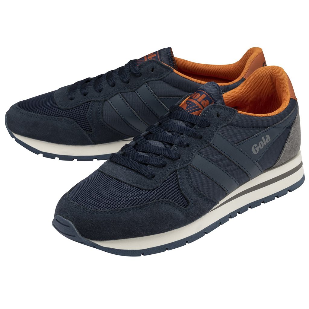 Gola Classics Daytona Sneakers Donkerblauw Oranje Nederland | 028-UXQSJF