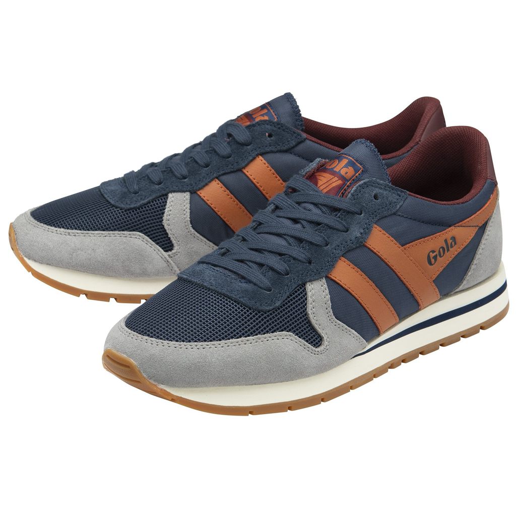 Gola Classics Daytona Sneakers Donkerblauw Oranje Nederland | 864-GDIOVN