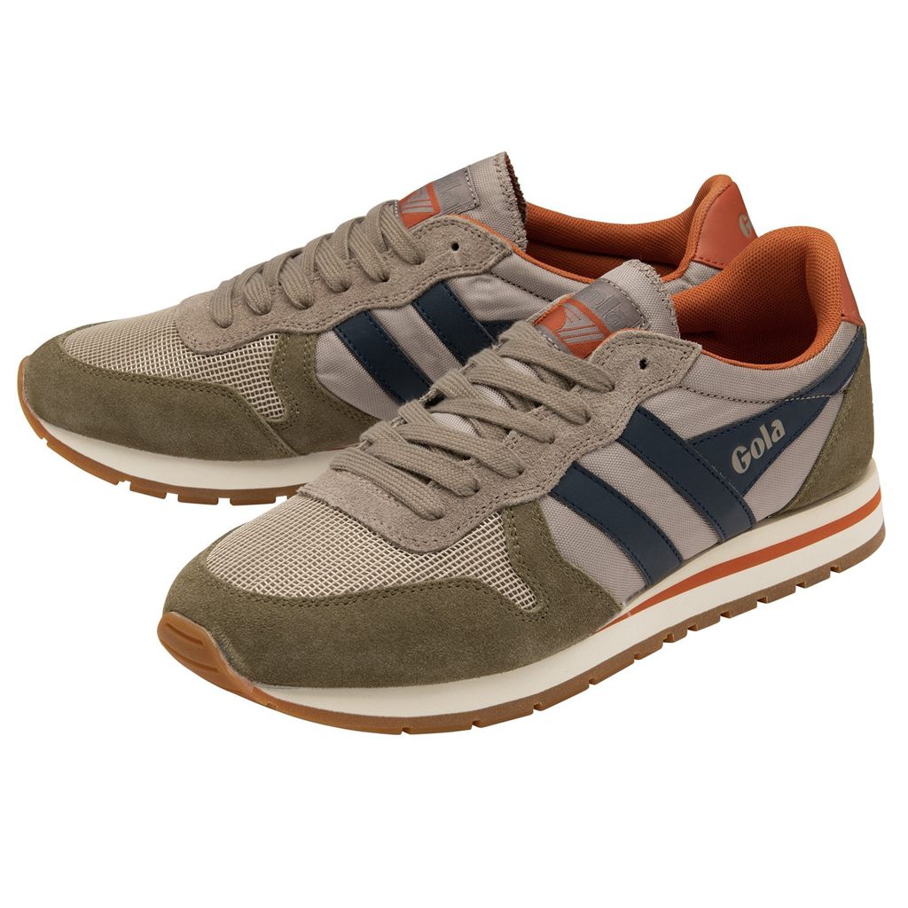 Gola Classics Daytona Sneakers Khaki Donkerblauw Nederland | 793-EWQHOA
