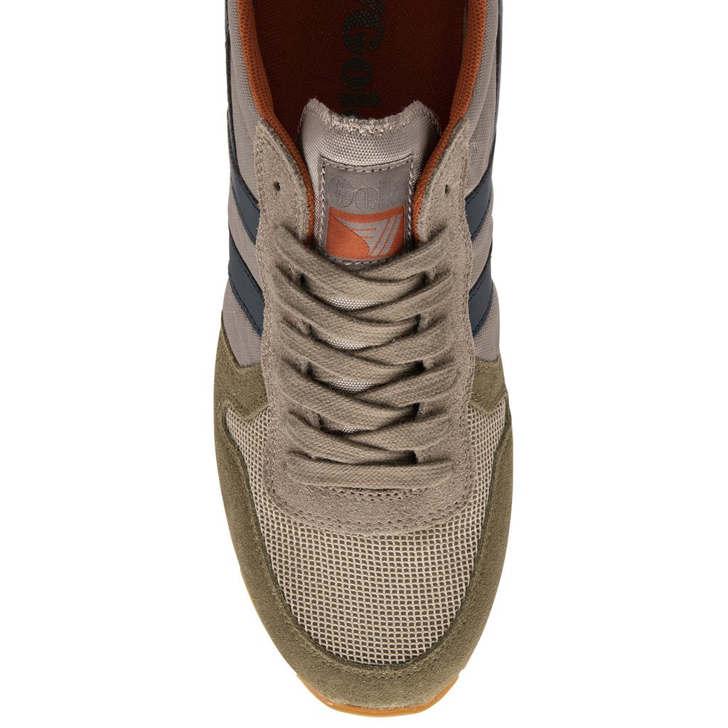 Gola Classics Daytona Sneakers Khaki Donkerblauw Nederland | 793-EWQHOA