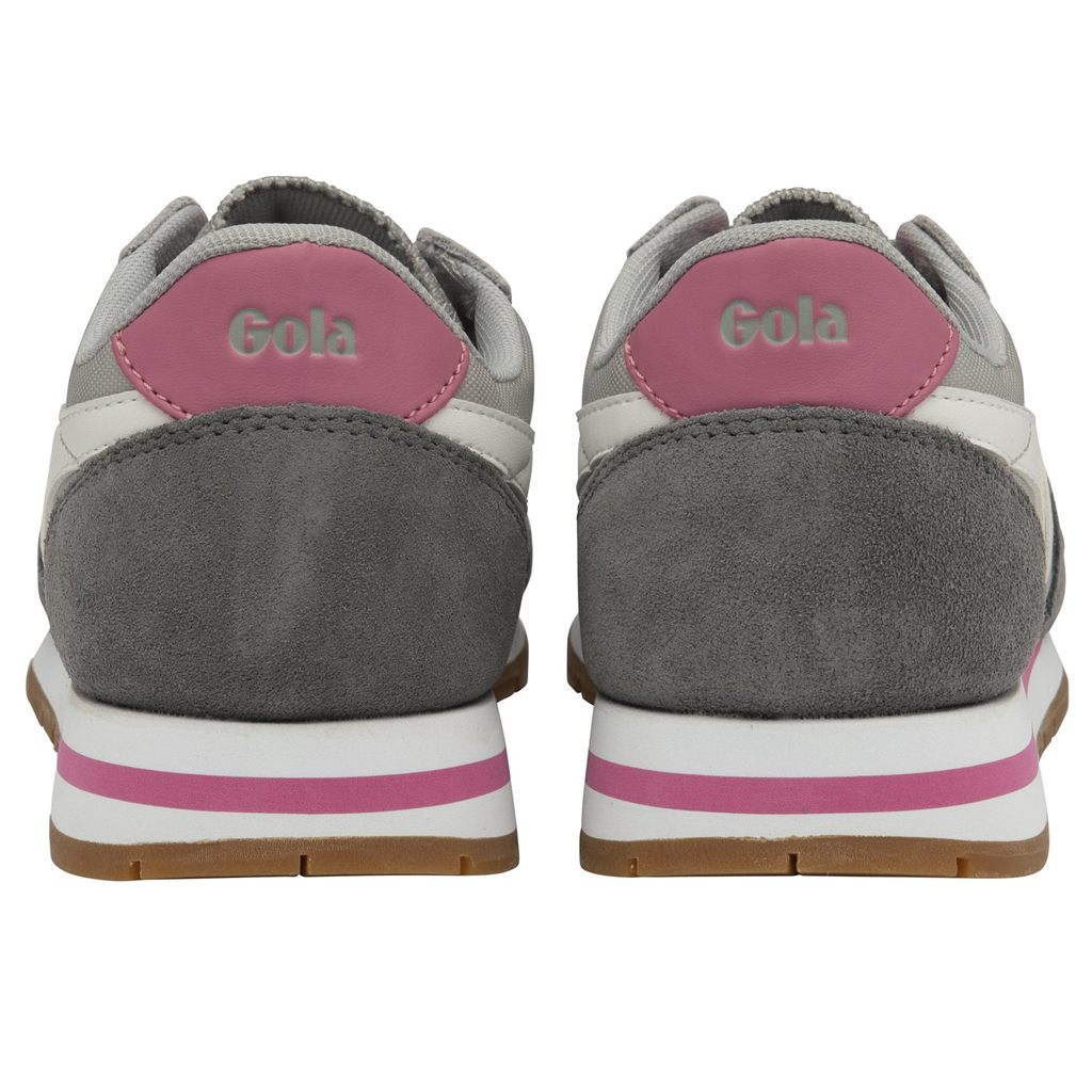 Gola Classics Daytona Sneakers Lichtgrijs Wit Roze Nederland | 076-TPNAHG