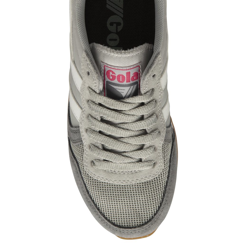 Gola Classics Daytona Sneakers Lichtgrijs Wit Roze Nederland | 076-TPNAHG