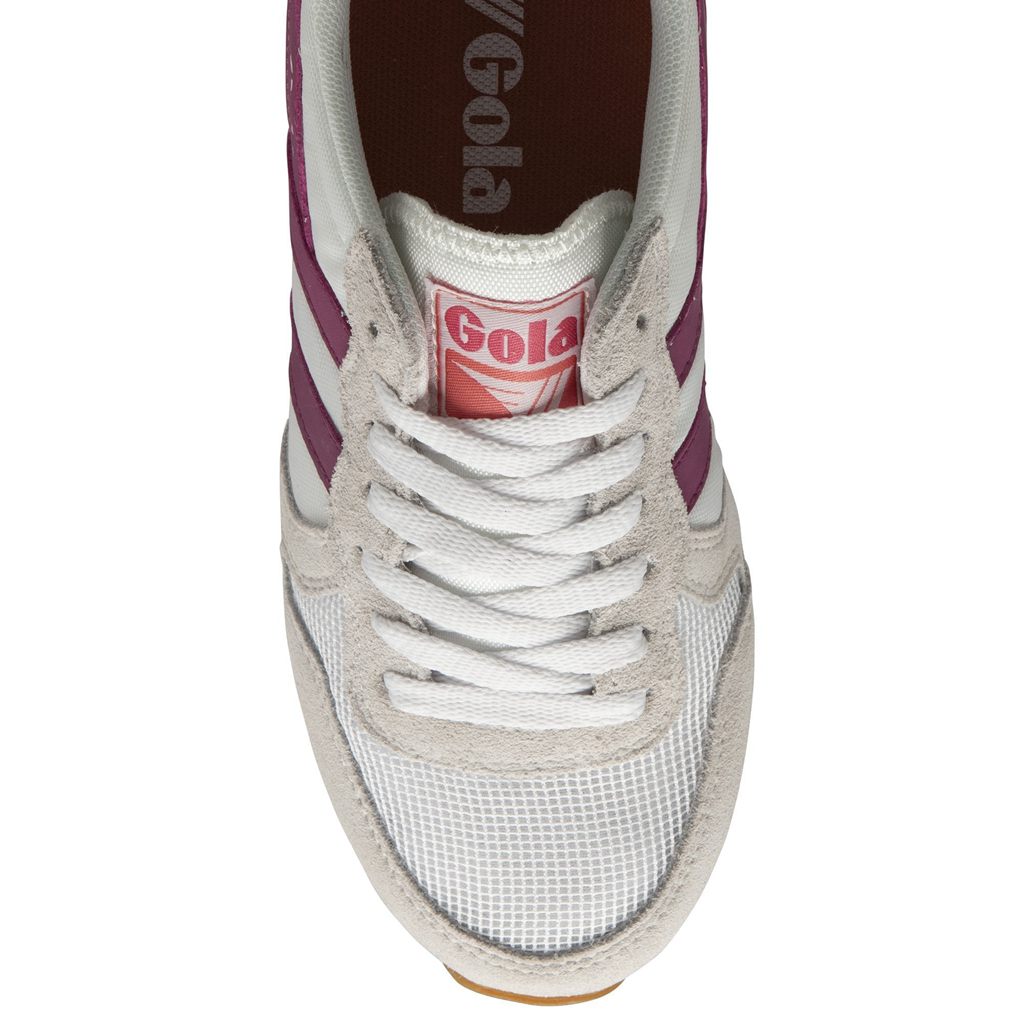 Gola Classics Daytona Sneakers Wit Fuchsie Blauw Nederland | 051-UJDINM