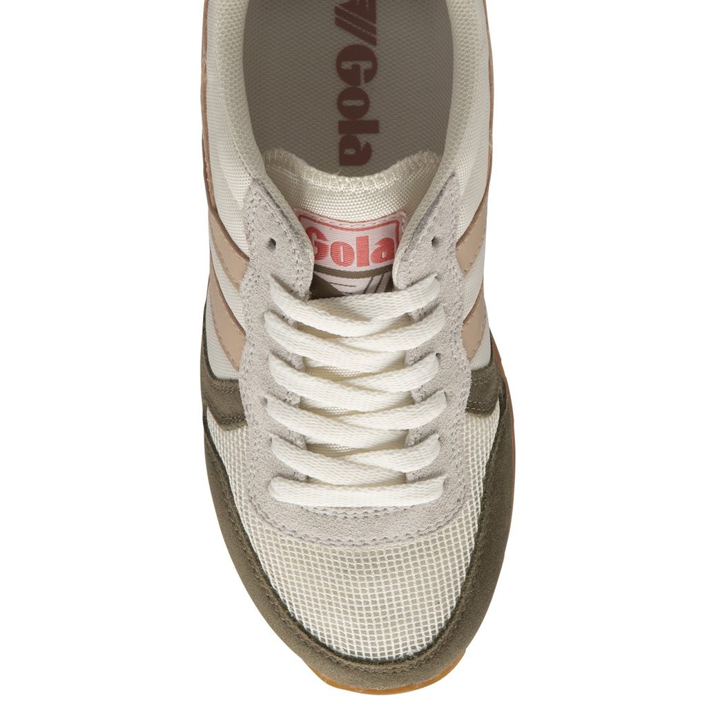Gola Classics Daytona Sneakers Wit Khaki Roze Nederland | 412-YIOHFN