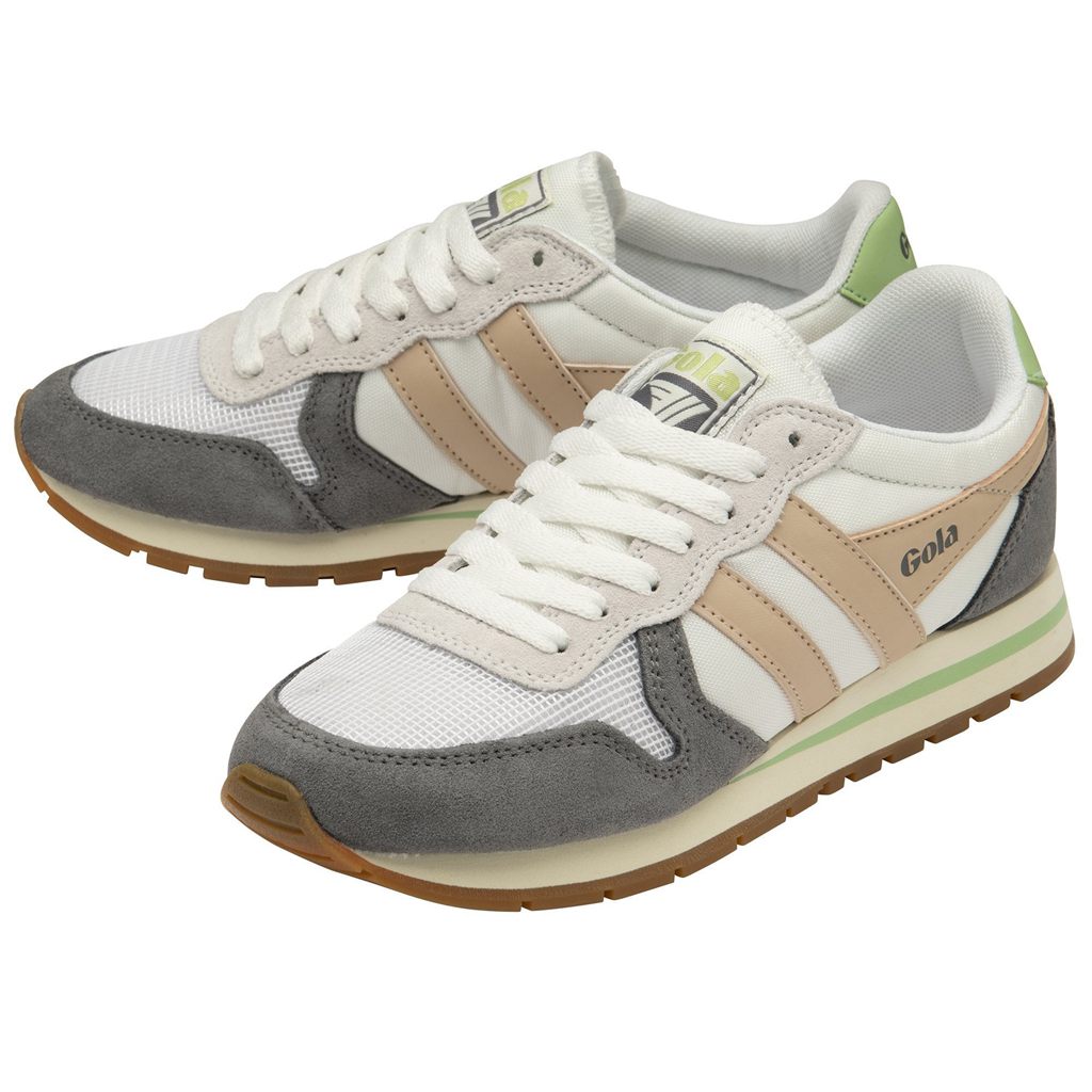 Gola Classics Daytona Sneakers Wit Roze Groen Nederland | 920-AGLBSP