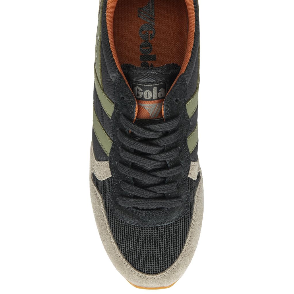 Gola Classics Daytona Sneakers Zwart Khaki Nederland | 251-NLMIAC