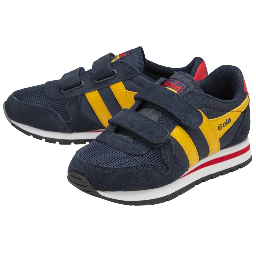 Gola Classics Daytona Strap Sneakers Donkerblauw Rood Nederland | 850-KURTLV