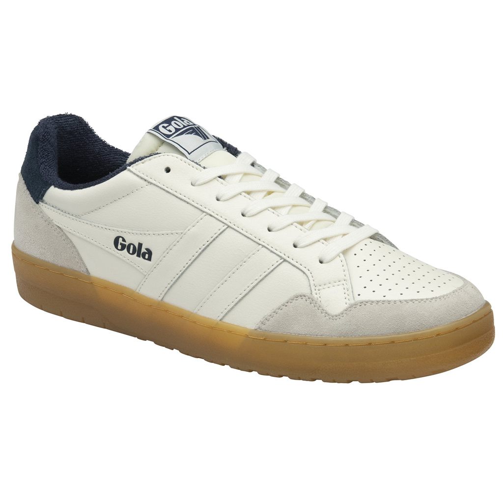 Gola Classics Eagle '86 Sneakers Wit Donkerblauw Nederland | 185-ZJEMOK