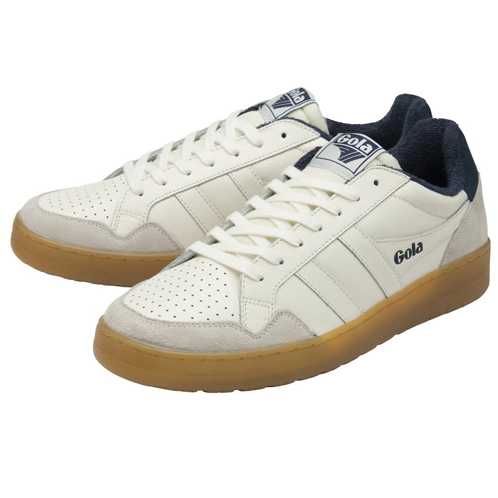 Gola Classics Eagle '86 Sneakers Wit Donkerblauw Nederland | 185-ZJEMOK