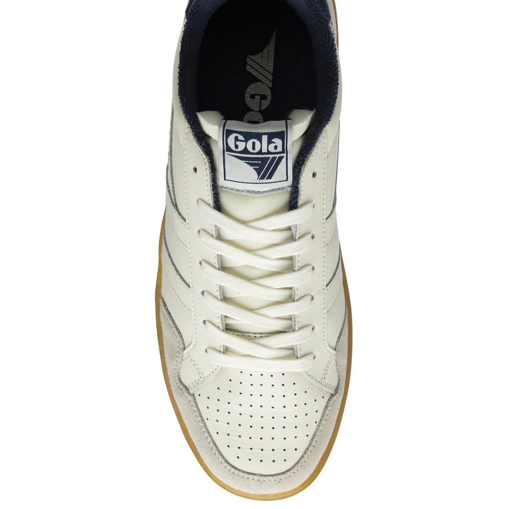 Gola Classics Eagle '86 Sneakers Wit Donkerblauw Nederland | 185-ZJEMOK