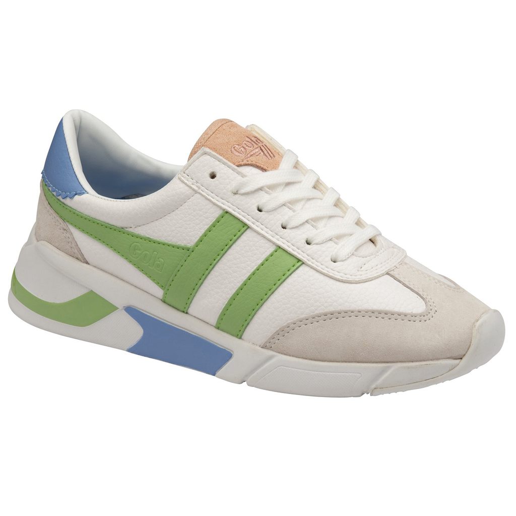 Gola Classics Eclipse California Sneakers Wit Groen Blauw Nederland | 861-YGSHVE