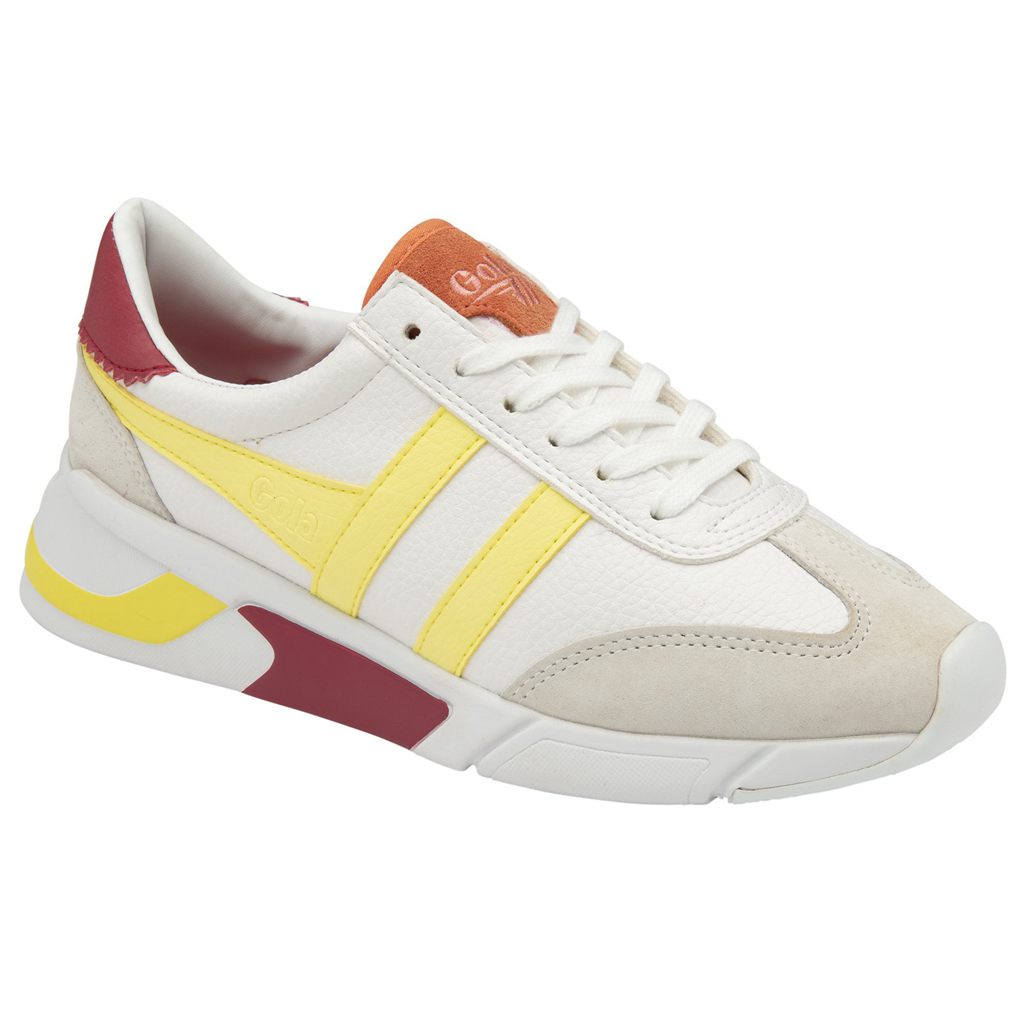 Gola Classics Eclipse California Sneakers Wit Nederland | 604-ZIVEHM