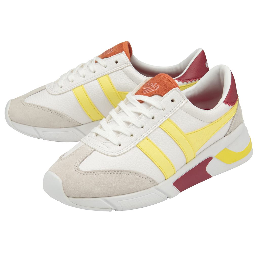 Gola Classics Eclipse California Sneakers Wit Nederland | 604-ZIVEHM