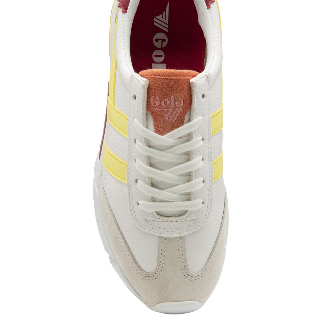 Gola Classics Eclipse California Sneakers Wit Nederland | 604-ZIVEHM