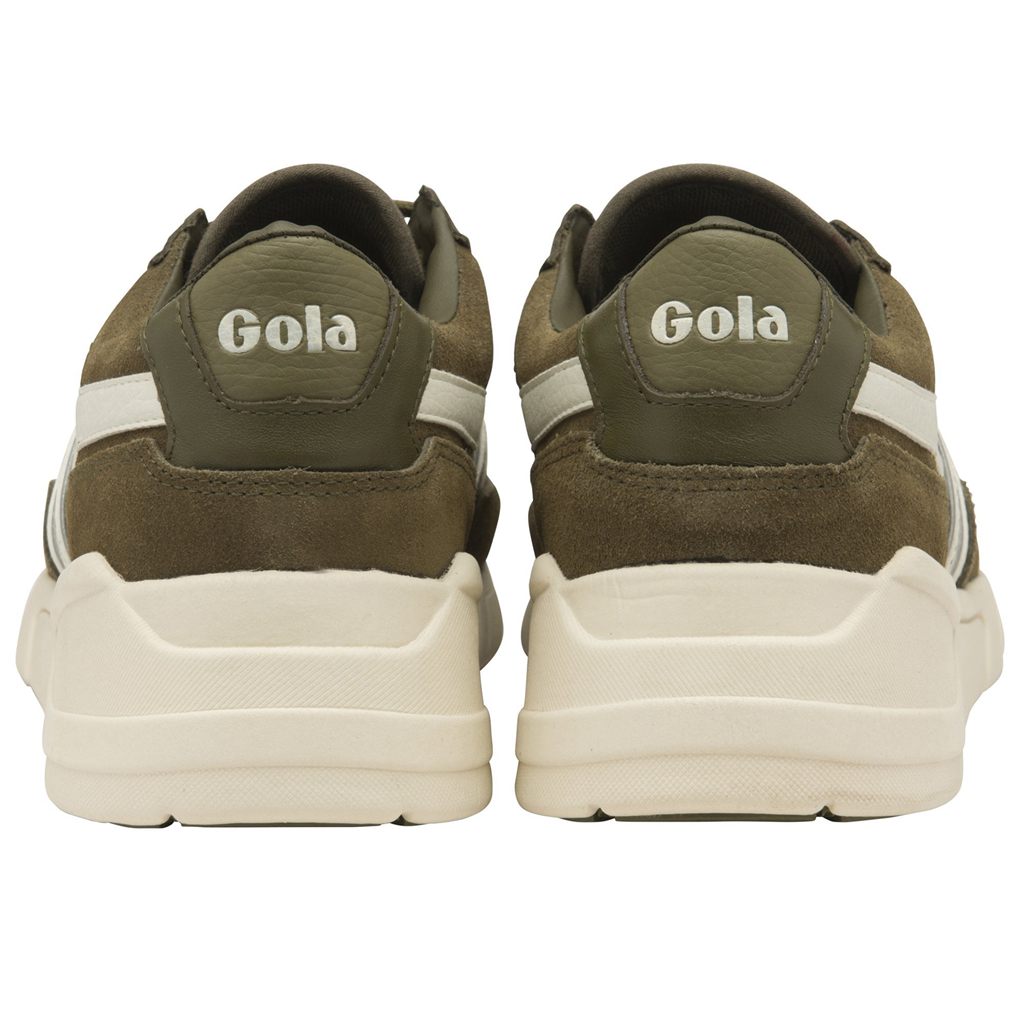 Gola Classics Eclipse Legacy Sneakers Khaki Wit Nederland | 691-VRDZGY